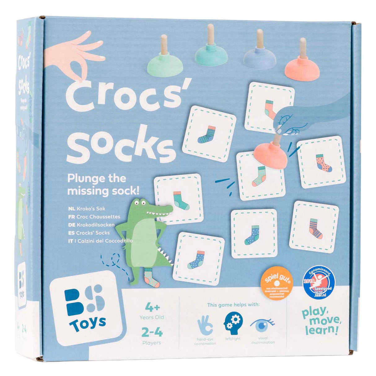 BS Toys Krokos Sok Memo Child's Game