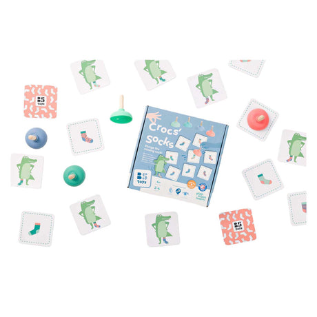 Bs Toys Krokodil-Socken-Memo – kinderleicht