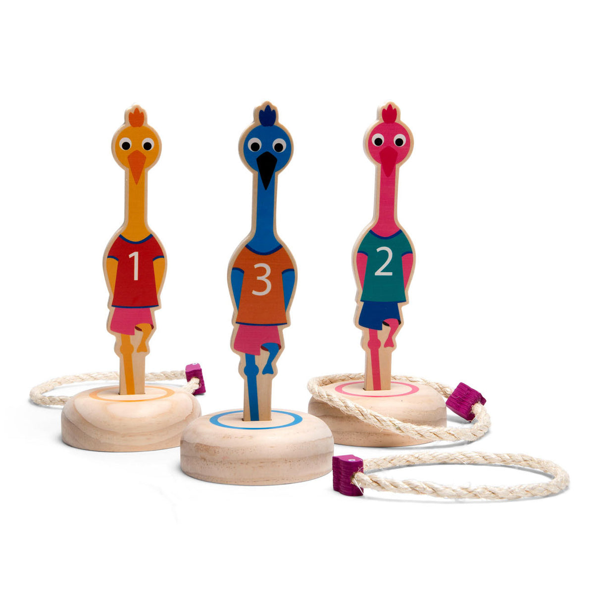 BS Toys Ringwerpen Birds Wood - Wurfspiel