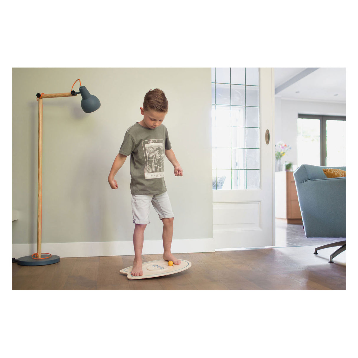 BS Toys Balance Surfboard Wood - Gleichgewichtsspiel