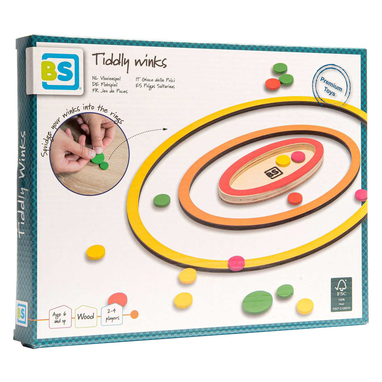 Bs Toys Flohspiel aus Holz