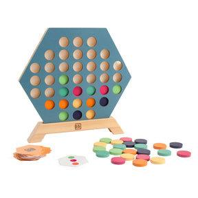 Bs Toys Brettspiel 3 zusammen – Lernspielzeug – ab 6 Jahren – 2 bis 4 Spieler – Geschenk für Kinder