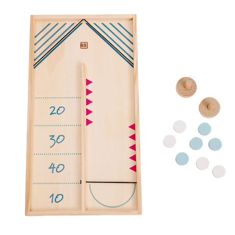 Bs Toys Sling Puck und Tischhockey-Actionspiel – 2-in-1-Brettspiel – Kinderspielzeug – ab 6 Jahren – 2 Spieler