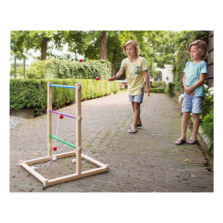 Bs Toys Pendelspiel – Wurfspiel für Kinder und Erwachsene – Holz – Pendelspiel – Leitergolf – Outdoor-Spielzeug – Outdoor-Spiel – Wurfspiel – Outdoor-Spielzeug – Outdoor-Spiel – Outdoor-Spiele – Gartenspielzeug