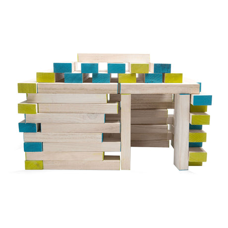 Bs Toys Mega Wackelturm-Spiel aus Holz, 61-tlg.