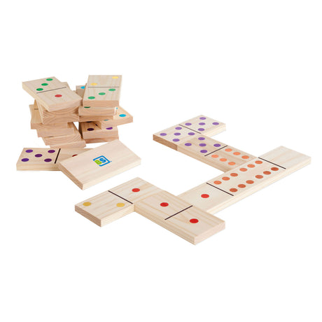 Bs Toys Mega-Dominospiel aus Holz, 28-tlg.