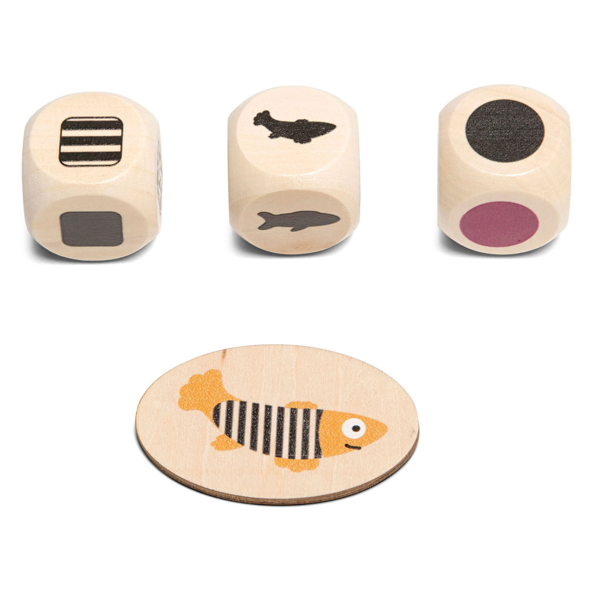 BS Toys Holzspiel „Finde den Fisch“.