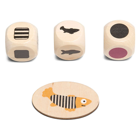 BS Toys Holzspiel „Finde den Fisch“.