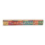 BS Toys Domino-Zug aus Holz, 14-teilig.