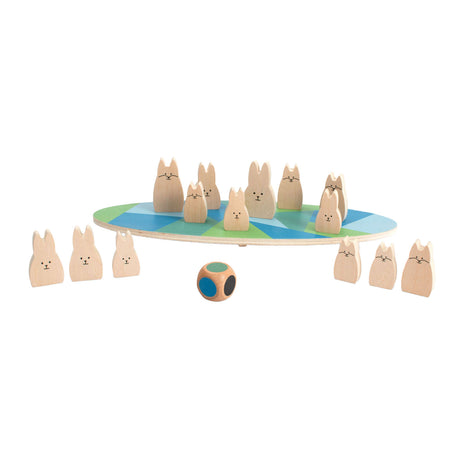Bs Toys Holz-Balance-Spiel Hasen