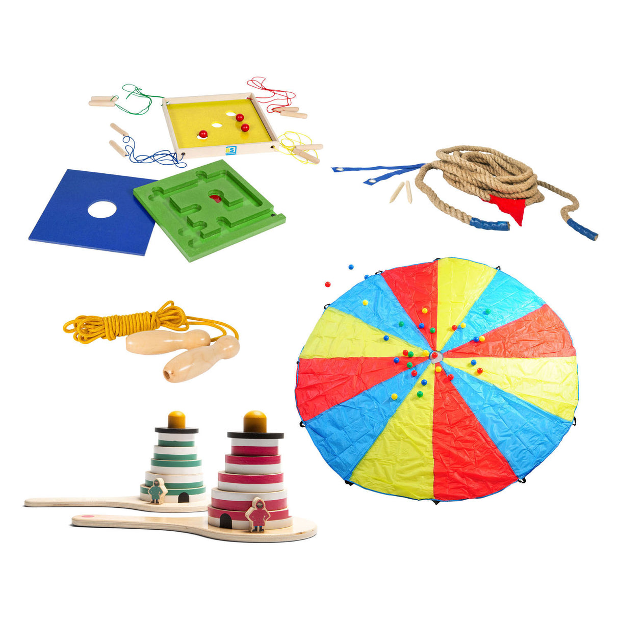 Bs Toys Teamwork-Box für Outdoor-Spiele