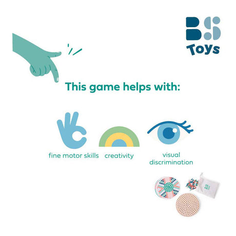 Bs Toys Spiel Mosaik Pinnwand Holz
