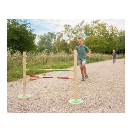 Bs Toys – Sprunghürde Holz – FSC-Holz – Steckenpferd – Hürden – geeignet ab 6 Jahren
