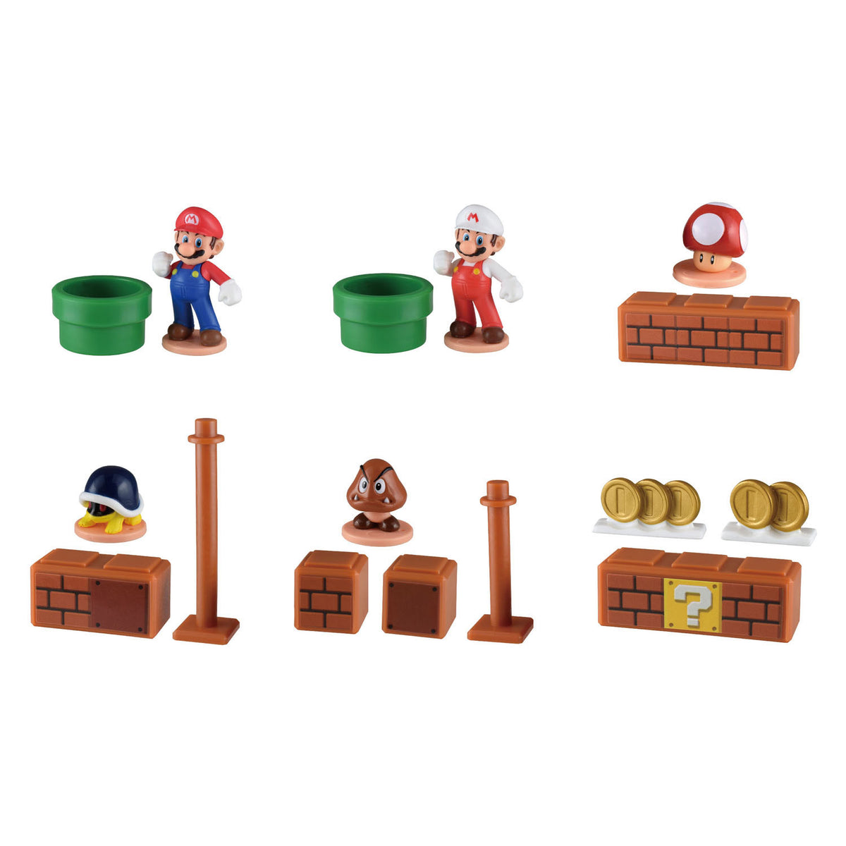 Epoch Super Mario Micro Game World Spielfiguren