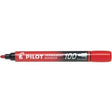 Permanentmarker Pilot 100 1mm Rundspitze rot