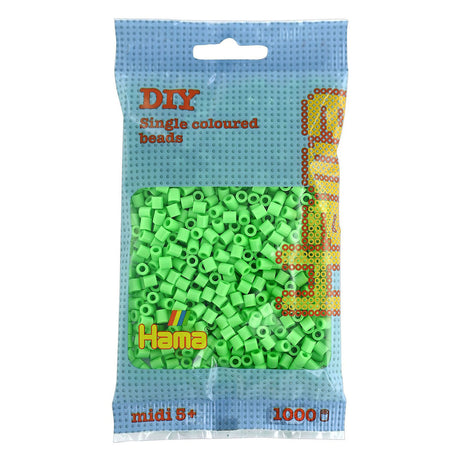 Hama -Eisenperlen 1000 Stück grüner Pastell