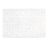 Hama Bügelperlen Grundplatte Buchstaben weiß