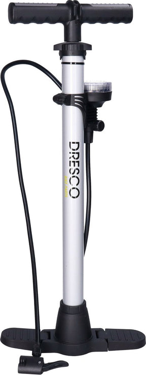 Dresco Fahrradpumpe - Manometer - Schwarz