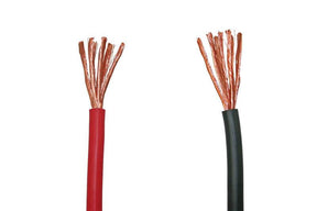 Accukabel 1x 25mm² rood - 25 meter