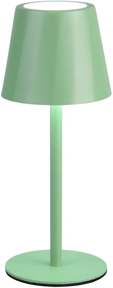 Rl lebe dein Licht Reality Diaz - Tischleuchte - Pistaziengrün - inkl. 1x SMD 1,6 W - 4-Stufen-Touch - stufenlos einstellbare Lichtfarbe - USB-Anschluss - wiederaufladbar - kabellos