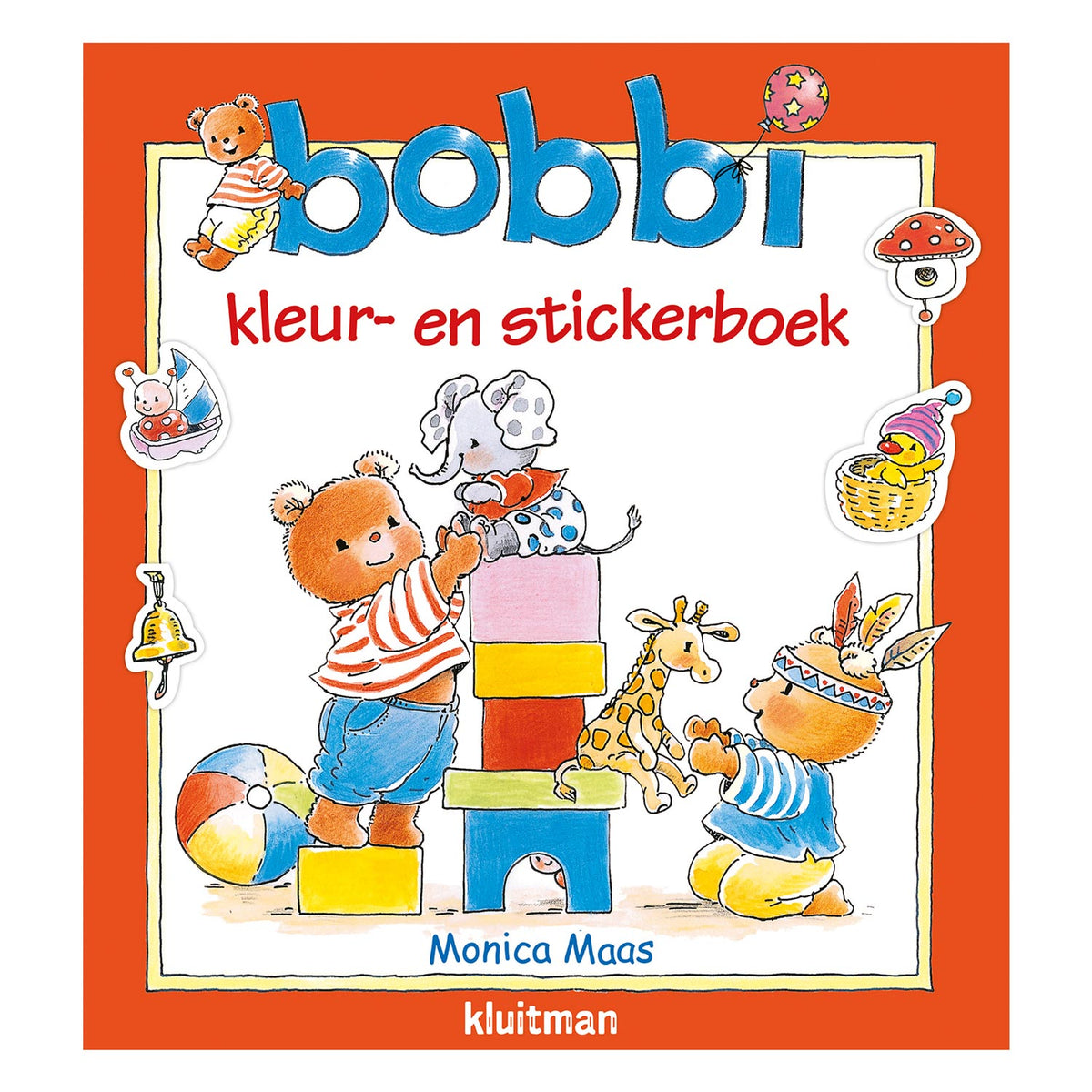Kluitman Bobbi Mal- und Stickerbuch