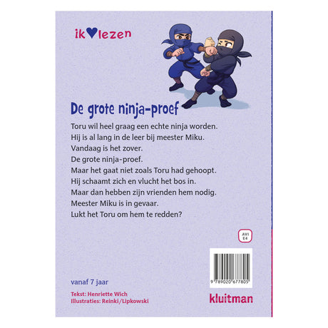 Kluitman, der große Ninja-Test