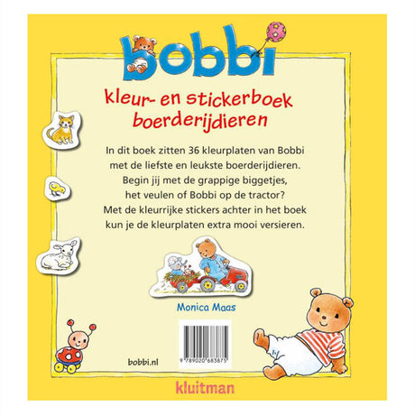 Bobbi Mal- und Stickerbuch. Bauernhof 2+