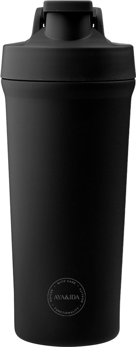 Aya ida aya ida - shaker bottle - drinkfles - eiwit - shaker - fitness - 750ml - black