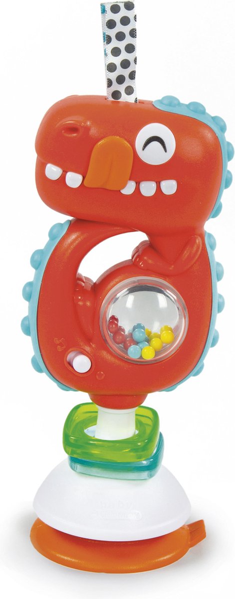Clementoni Baby – elektronische Dino-Rassel – mit Sound – ab 3 Monaten
