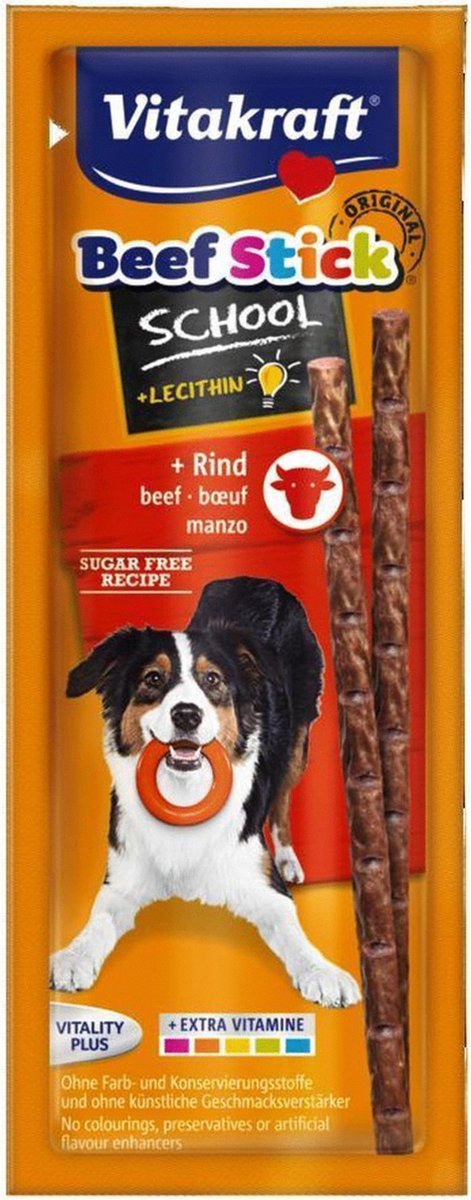Vitakraft Rinderstickschule - Hund - Snack - 10 Sticks