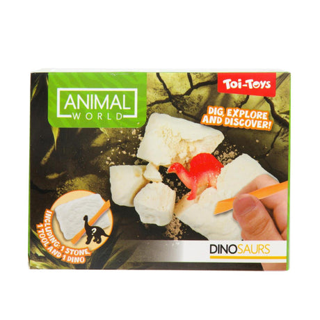 Toi-toys animal world mini uitgraafset -dino- 12ass +