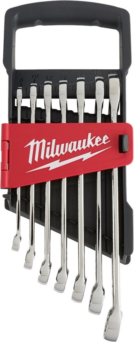 Milwaukee max bite™ ringsteeksleutelset 7-delig - 4932464257