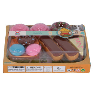 No-Brand-Food-Set Donut und Macaron | 3 Stück