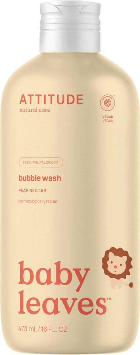 Attitude Baby Leaves™ Badeschaum – Birnennektar