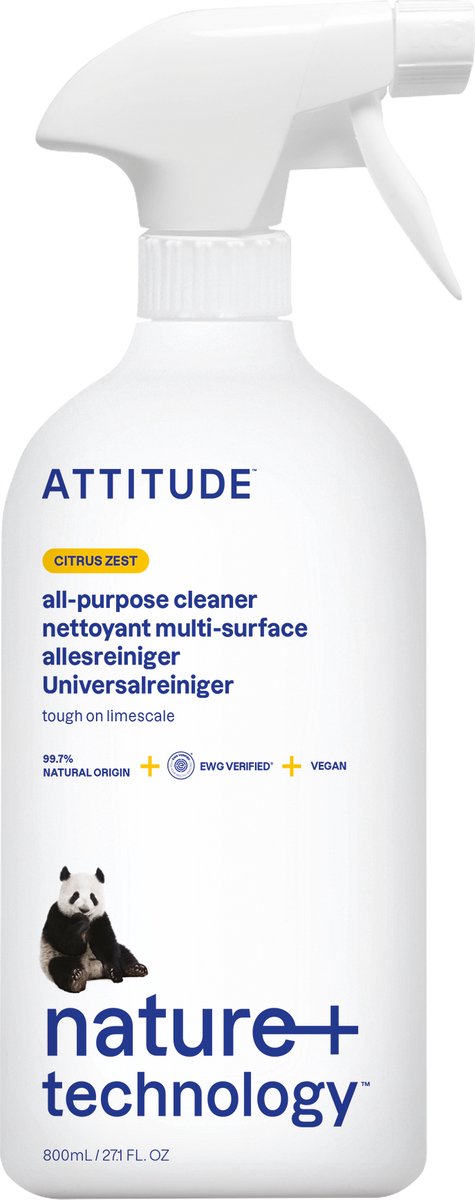 Attitude - nature+ all-purpose cleaner citrus zest (6x)