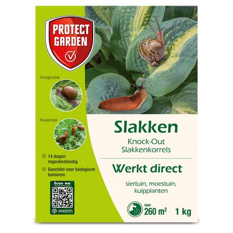 Solabiol Knock-Out Schneckenkorn 1kg schützt den Garten