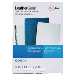 Einband GBC Leathergrain Karton schwarz