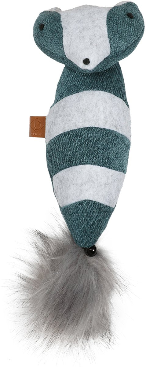 D·d home - Katzenminze - Katze - Rocco Schlafkissen Waschbär 40x11cm blau - 1St