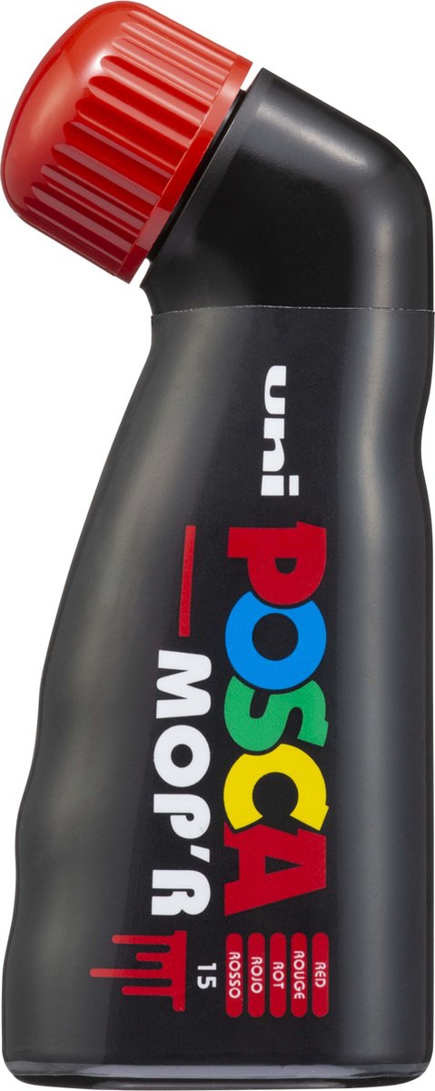 Posca Mop'r Lackmarker xxl 3–19 mm rot – superdicker Lackstift – Acrylmarker – Stifte – Marker – Mopp