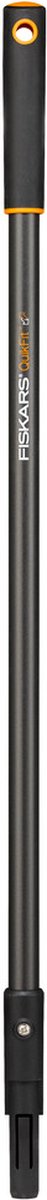 Fiskars Quikfit-Griff – Gartengerätegriff – Größe M – 84 cm – Graphitgriff – Griff aus gehärtetem Aluminium mit Softgrip™-Griff.
