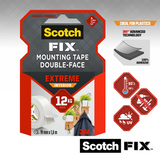 3m 1071426 - scotch-fix extr interior monttape 19mmx1,8m, 1 rol pack | 12 stuks