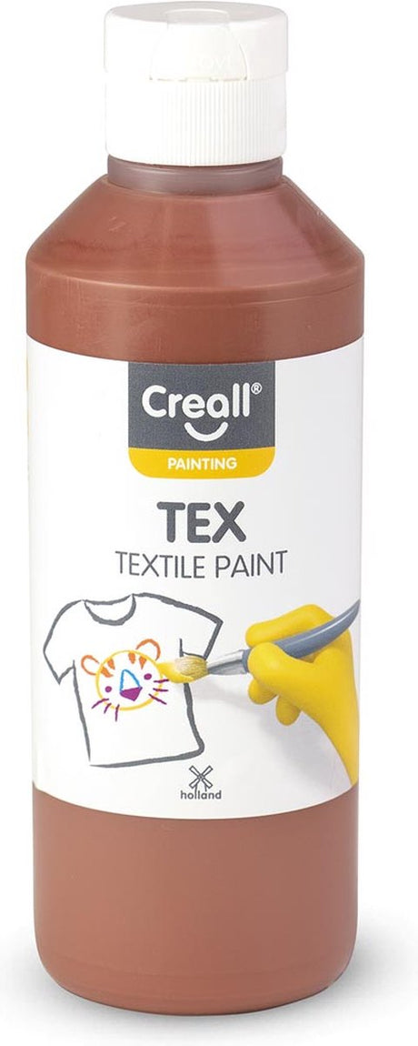 Creall Textilfarbe braun, 250ml