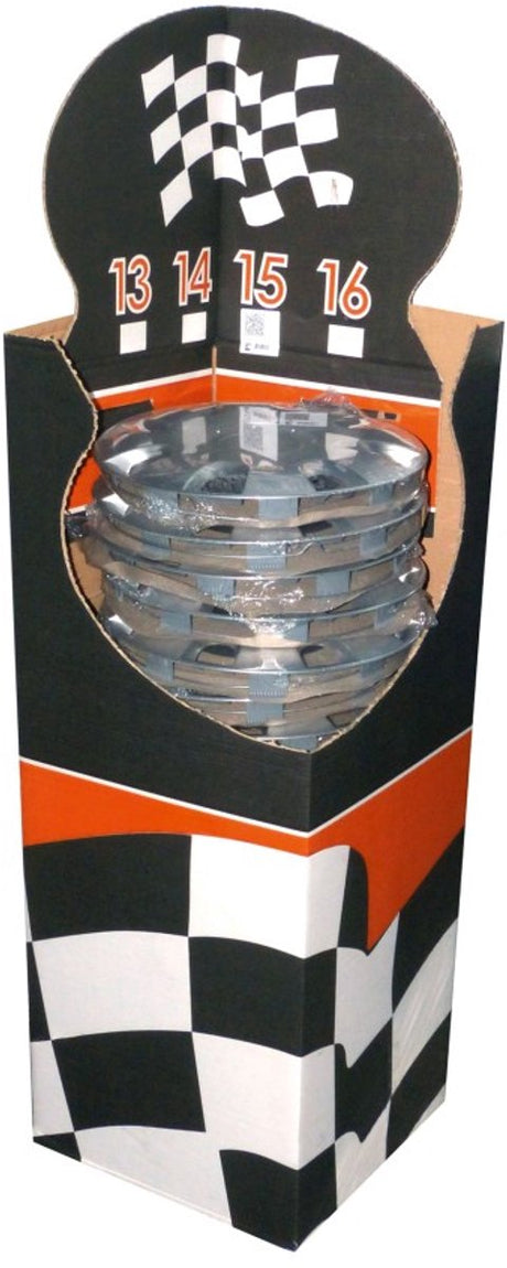 Gorecki Carpoint Radkappen 16 Zoll Radius Silber – ABS – 1 Stück