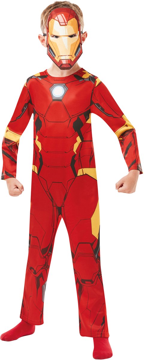Rubies Rubies Kostümanzug „Avengers Assembly“, Iron Man Junior, Rot, Größe 128