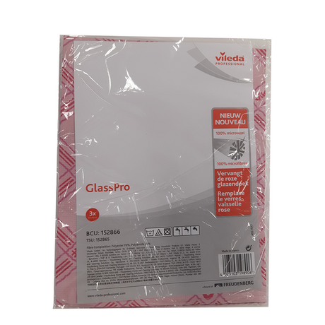 Vileda 1063158 - glasspro glazendoek | 6 stuks