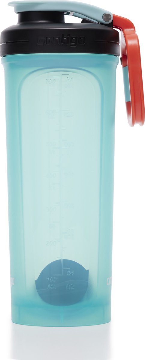 Contigo Shake Go 2.0 Protein-Shaker-Flasche mit Mixerball, Trinkflasche, 820 ml