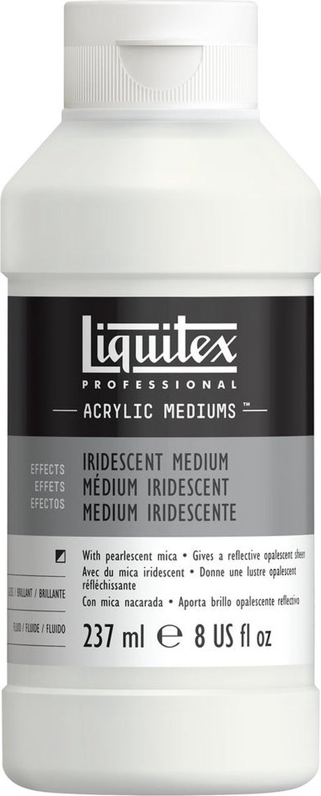 Liquitex 107008 professionelles schillerndes Medium 237 ml – Acrylzusatz für brillantes Farbglanzfinish