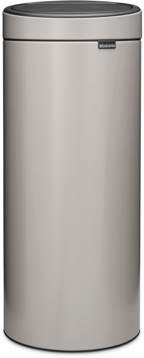 Brabantia Touch Bin Abfallbehälter – 30 Liter – Soft Grey