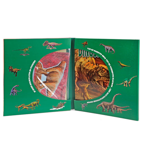 Dinosaurier des Rebo-Verlags, ein Buch und ein Bausatz