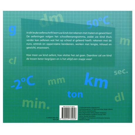 Deltas mein Übungsnotizbuch mit Gewichten und Maßen für die 3. und 4. Klasse